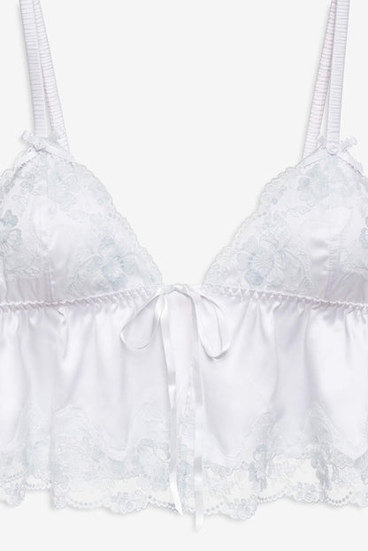 Jaden Sleep Top - White | For Love and Lemons