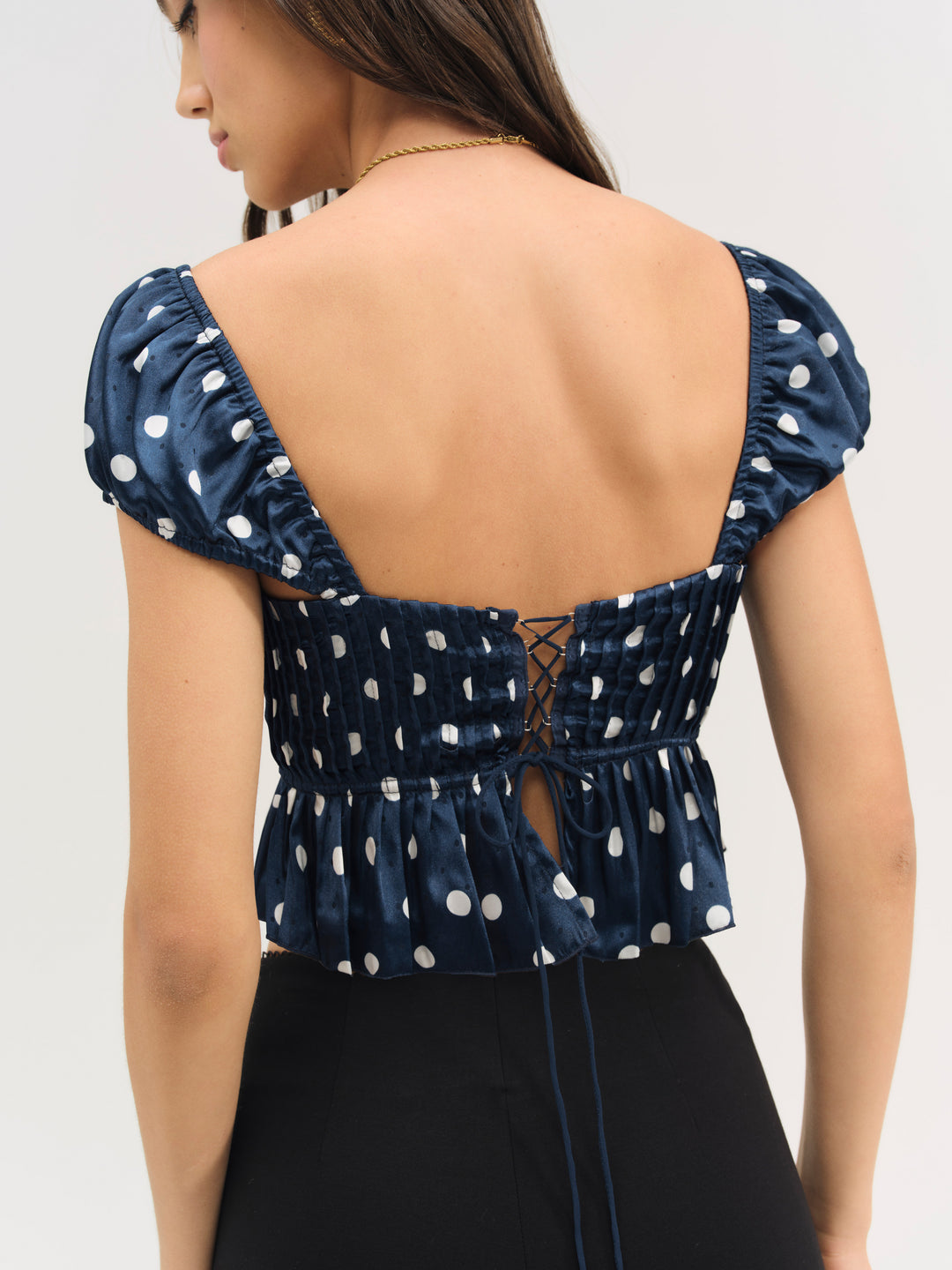 Holland Top - Navy | For Love and Lemons