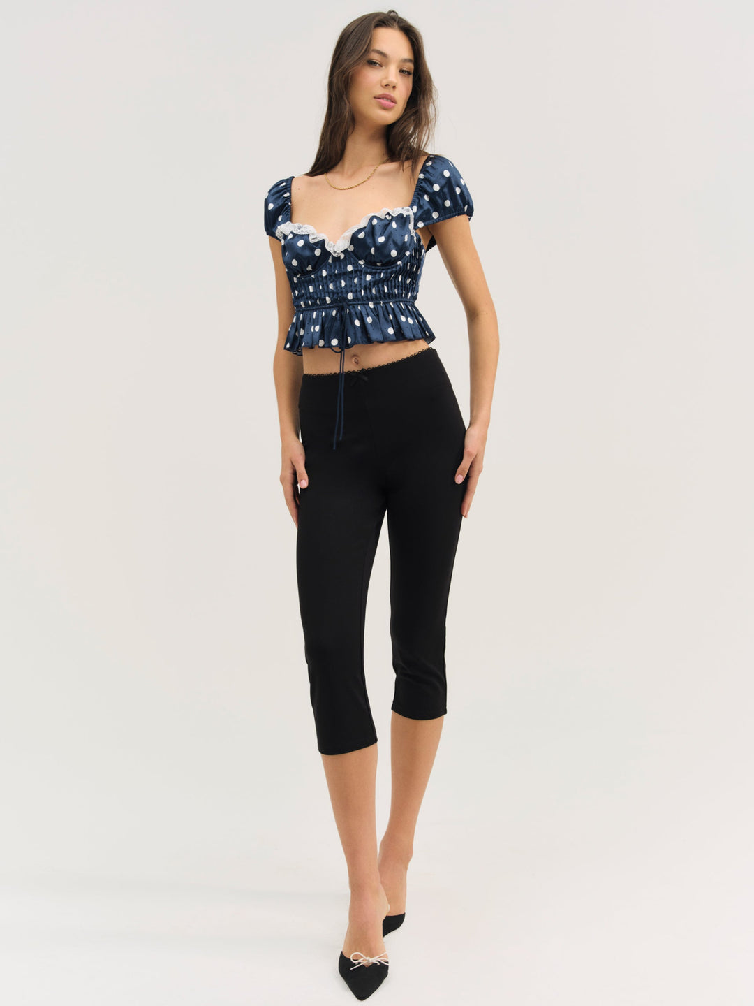 Holland Top - Navy | For Love and Lemons