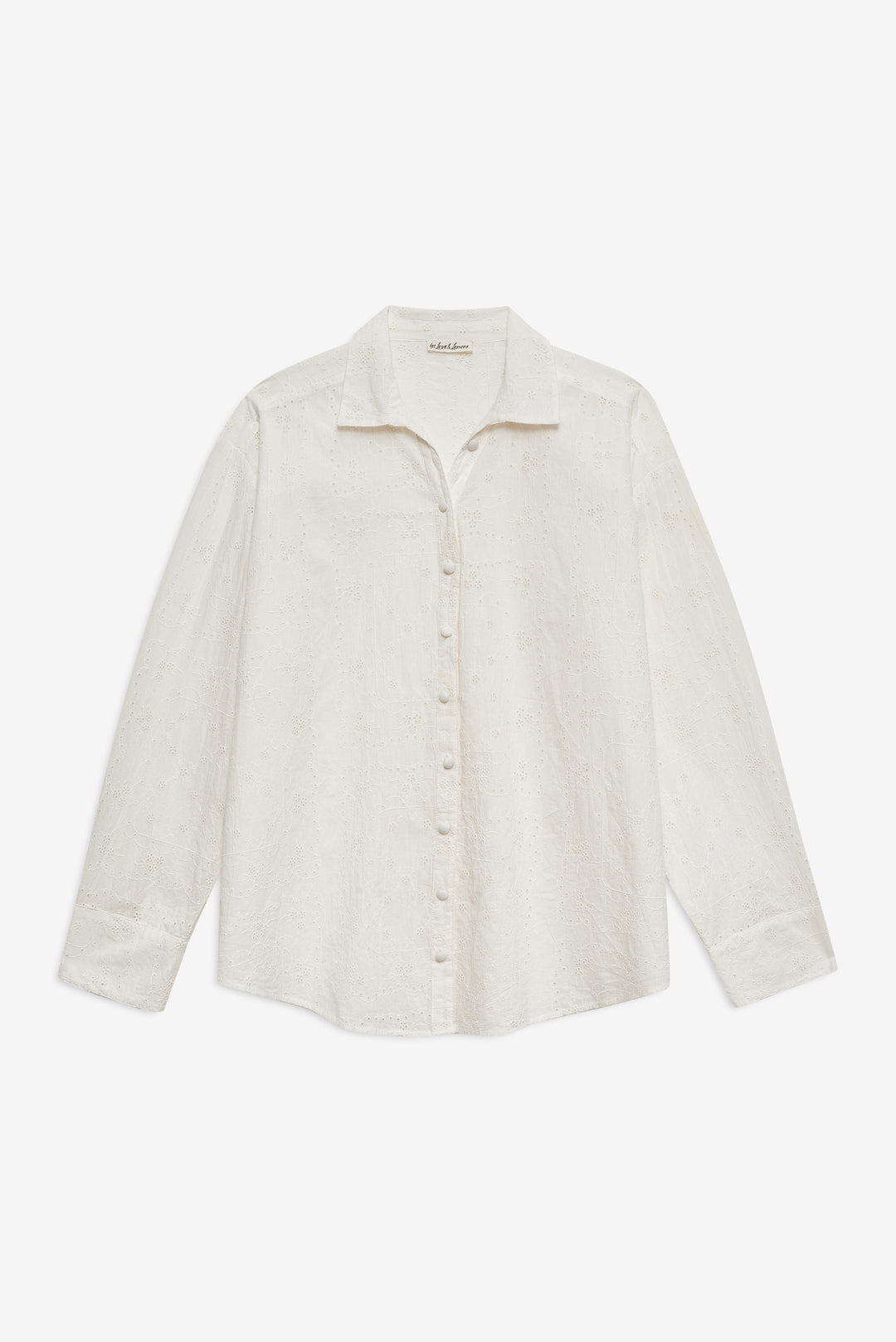 Handkerchief Button-Up Shirt - White | For Love and Lemons