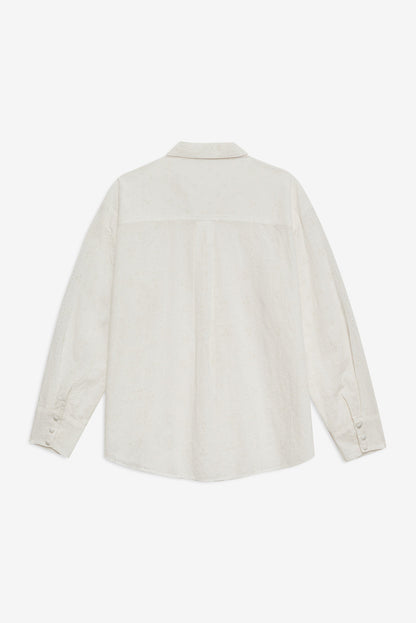 Handkerchief Button-Up Shirt - White | For Love and Lemons