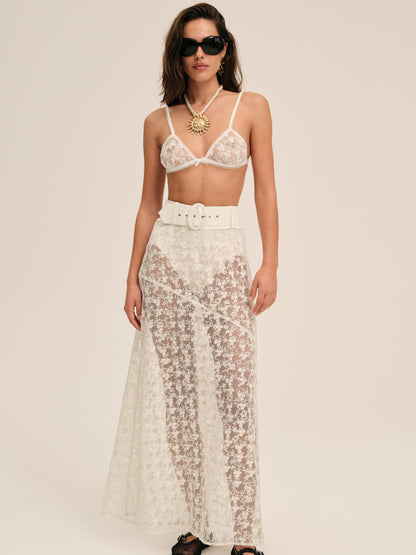 Ciao Lace Bralette - Natural | For Love and Lemons