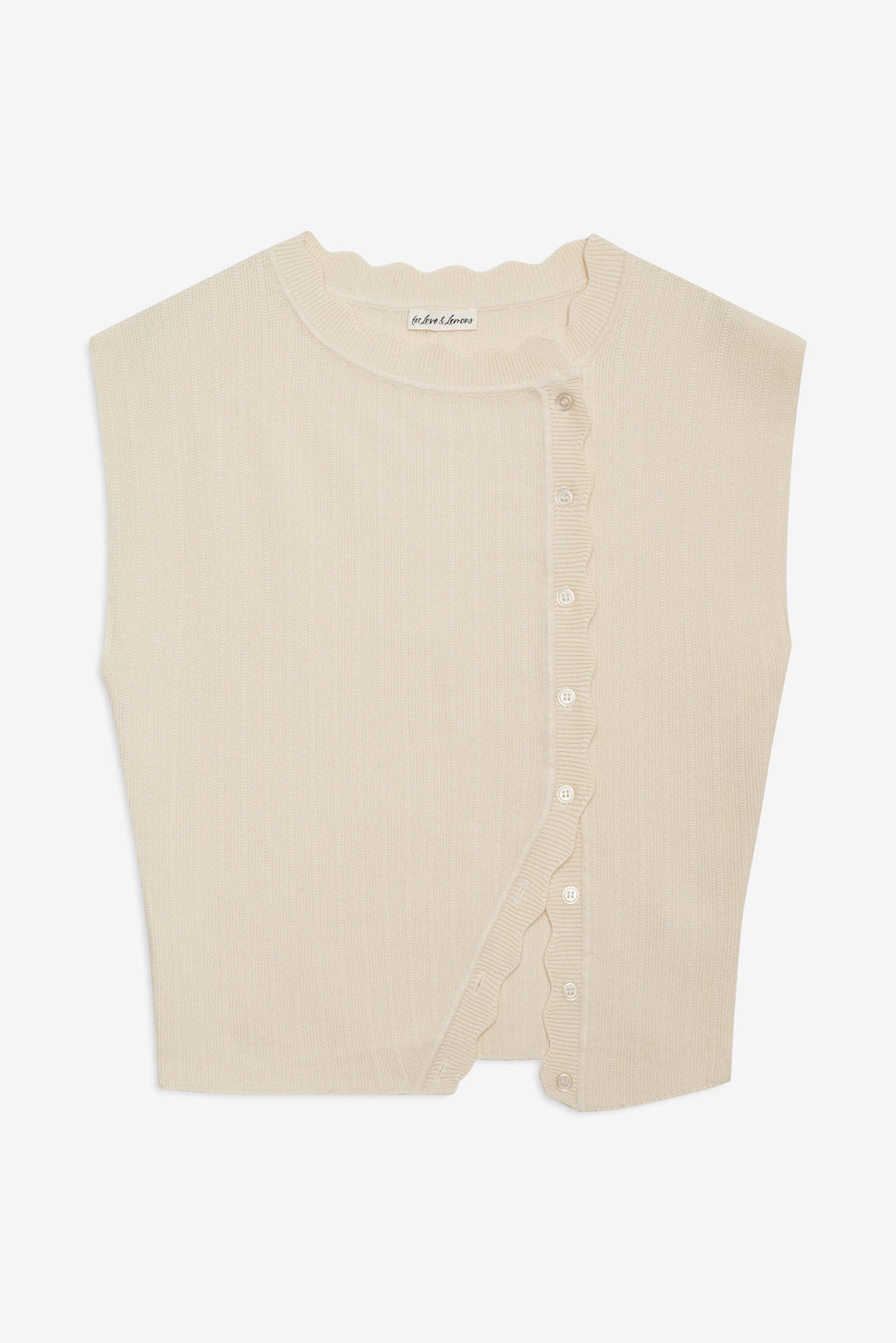 Naomi Knit Top - Cream | For Love and Lemons