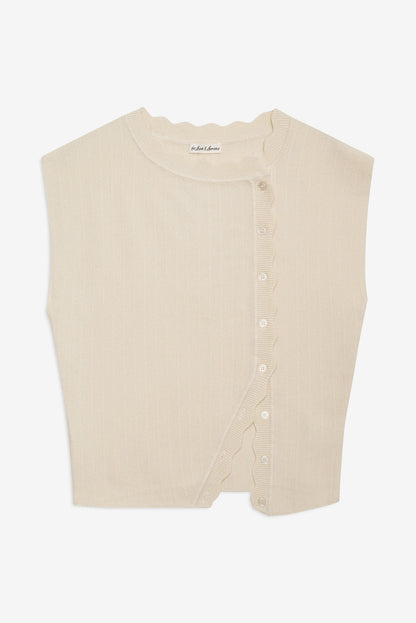 Naomi Knit Top - Cream | For Love and Lemons