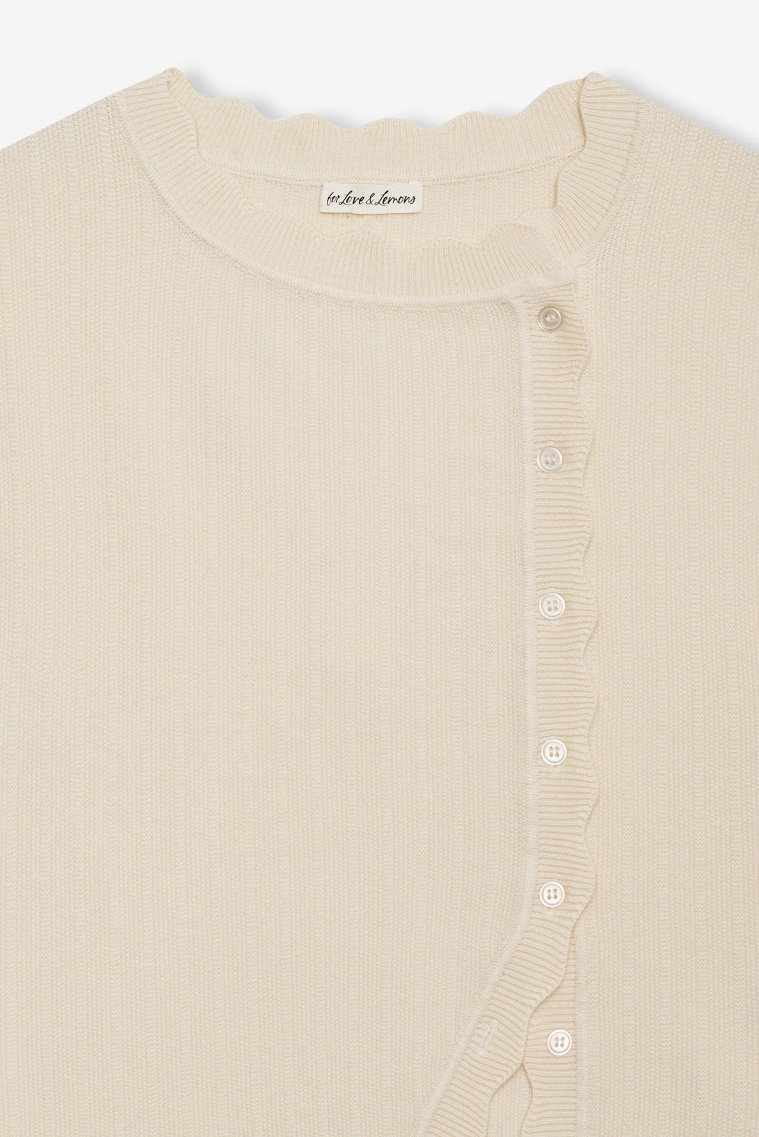 Naomi Knit Top - Cream | For Love and Lemons