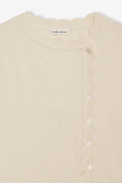 Naomi Knit Top - Cream | For Love and Lemons