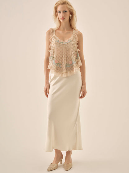 Spellbound Rose Top - Pale Pink | For Love and Lemons