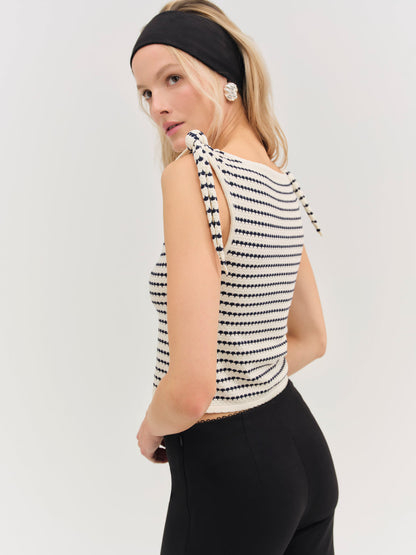 Regatta Stripe Knit Top - Cream | For Love and Lemons