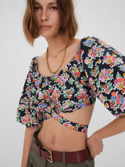 Tate Crop Top - Multi | For Love and Lemons