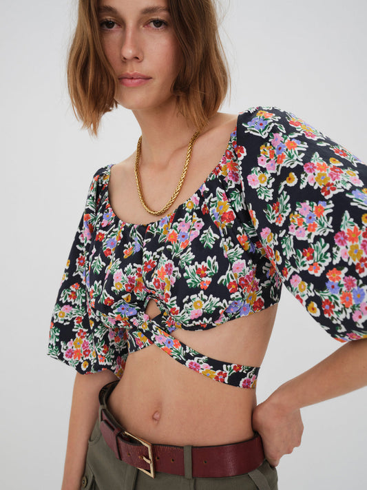 Tate Crop Top - Multi | For Love and Lemons