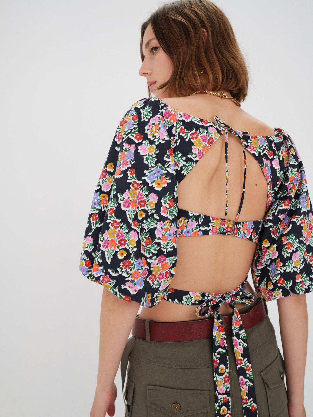 Tate Crop Top - Multi | For Love and Lemons