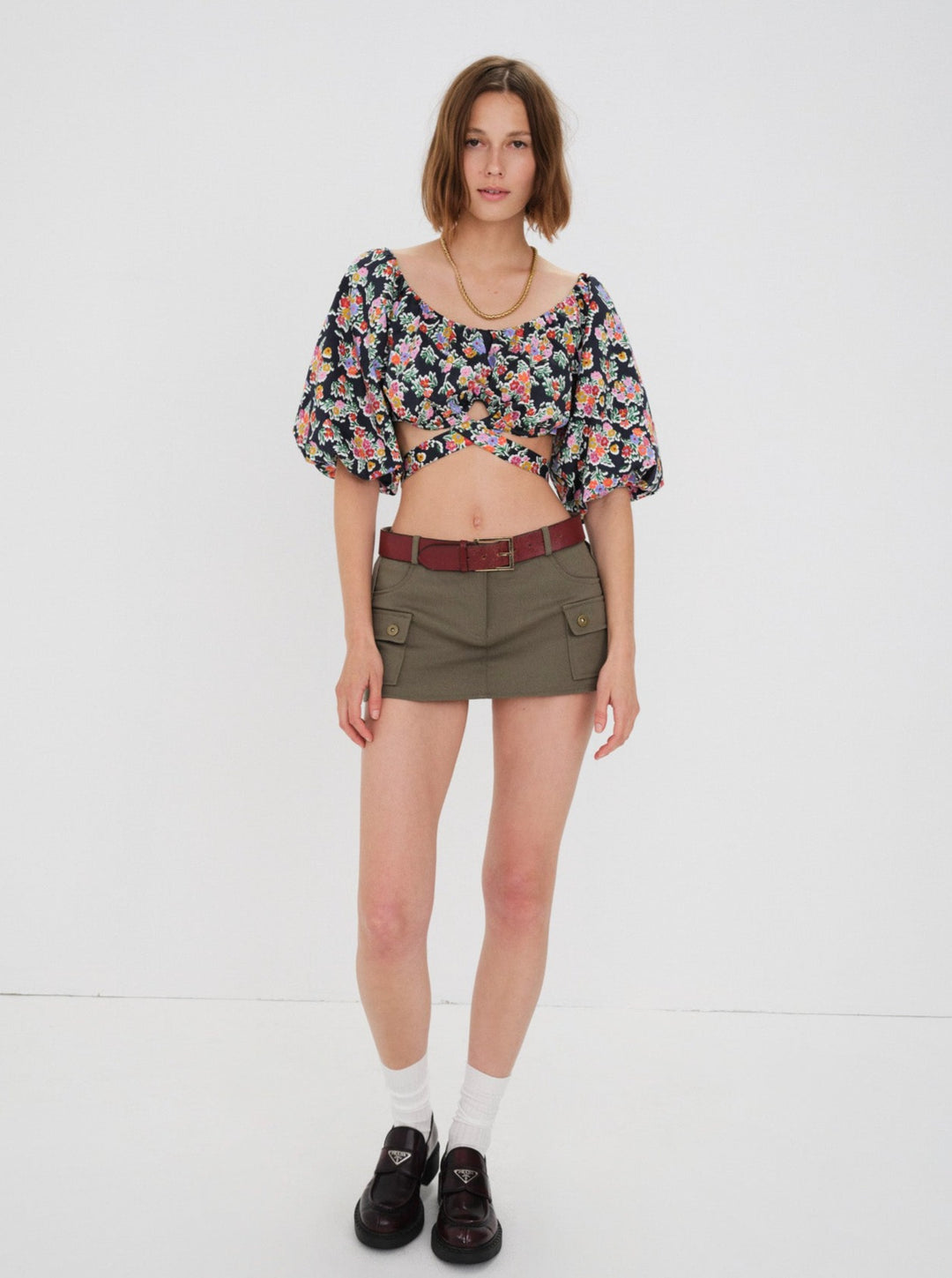 Tate Crop Top - Multi | For Love and Lemons