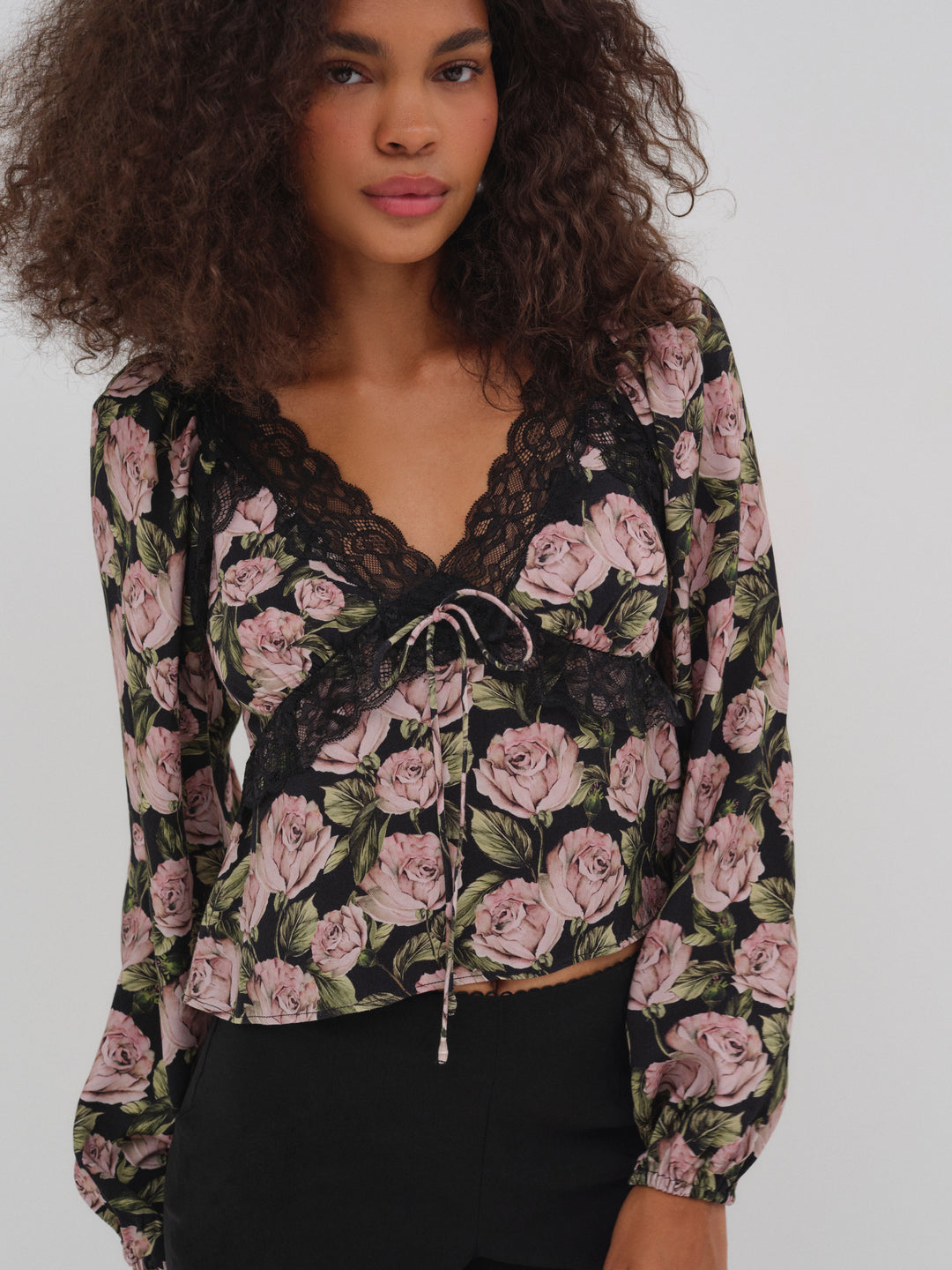 Clarisse Blouse - Black | For Love and Lemons