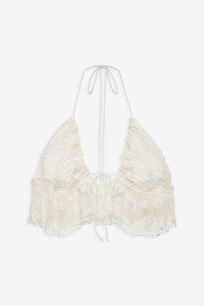 Romy Bralette Top - White | For Love and Lemons