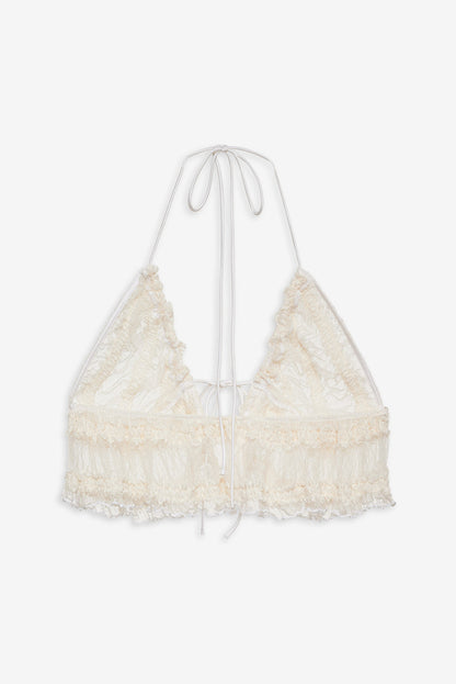 Romy Bralette Top - White | For Love and Lemons
