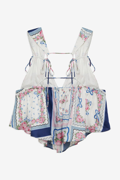 Cassandra Top - Blue | For Love and Lemons
