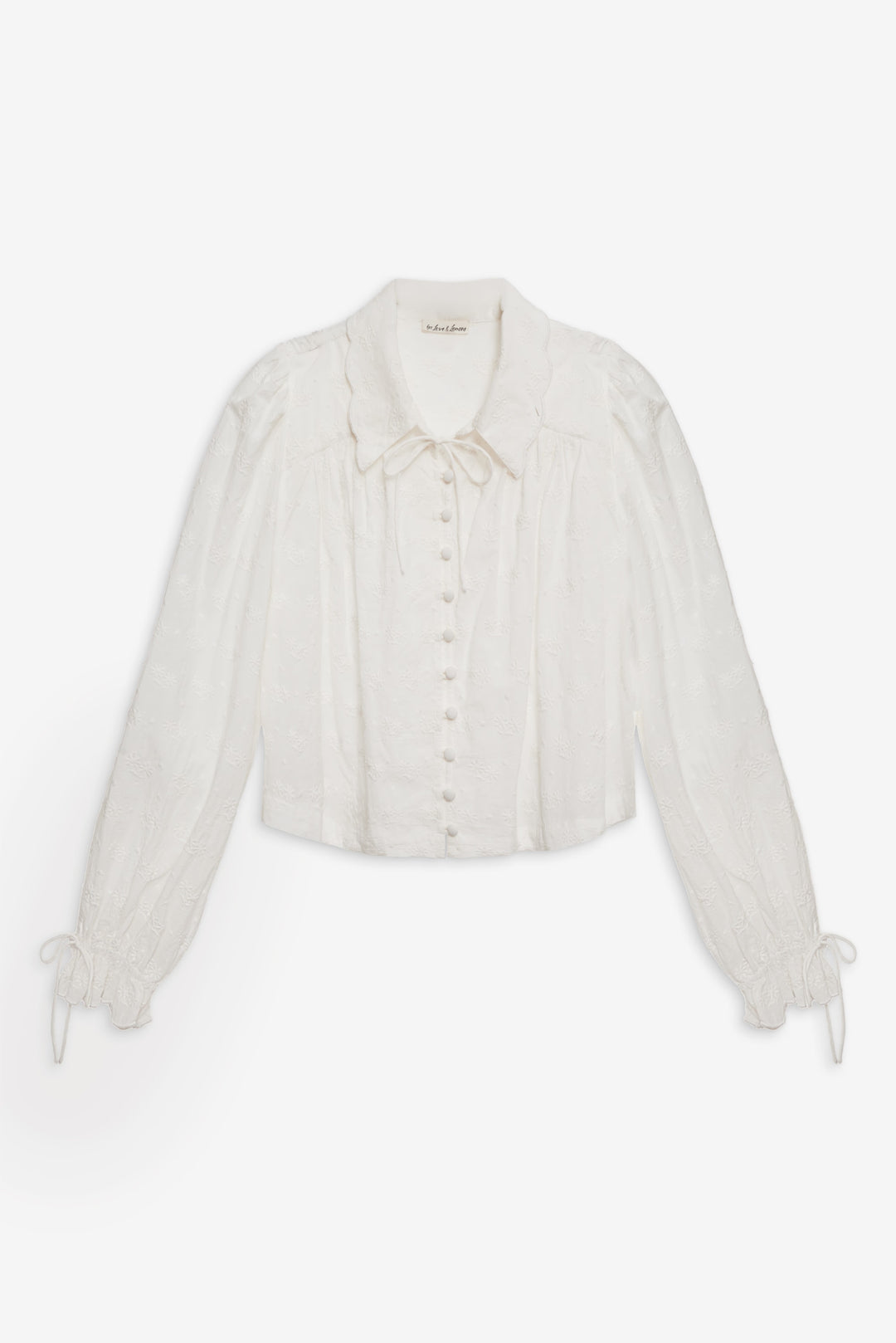 Edie Eyelet Top - White | For Love and Lemons