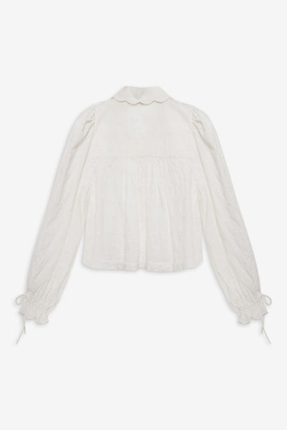 Edie Eyelet Top - White | For Love and Lemons