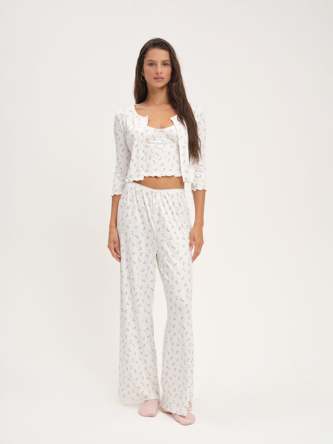 Elliana Cardigan - White | For Love and Lemons