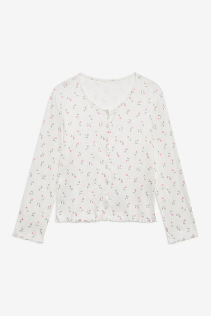 Elliana Cardigan - White | For Love and Lemons