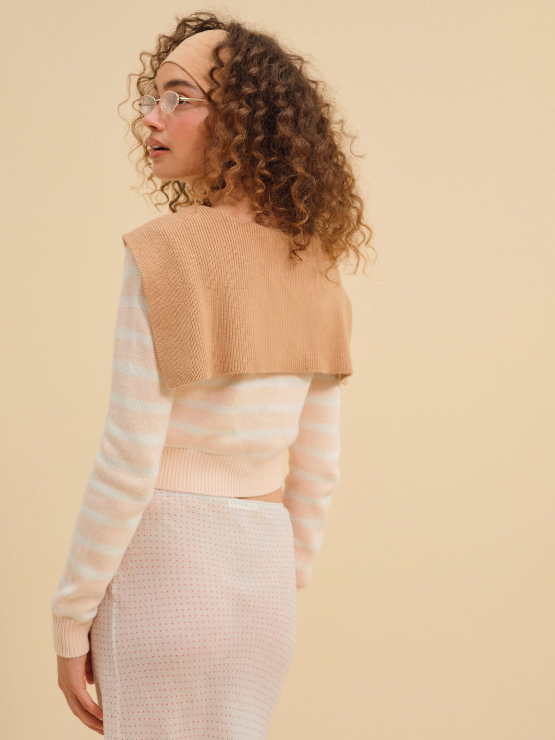 Sophia Stripe Cardigan - Pink | For Love and Lemons
