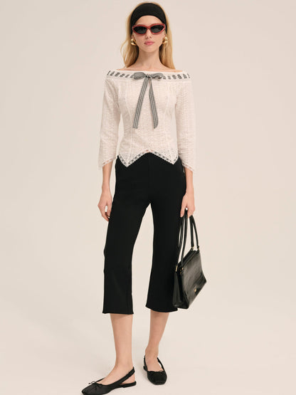 Rosie Ribbon Top - White | For Love and Lemons