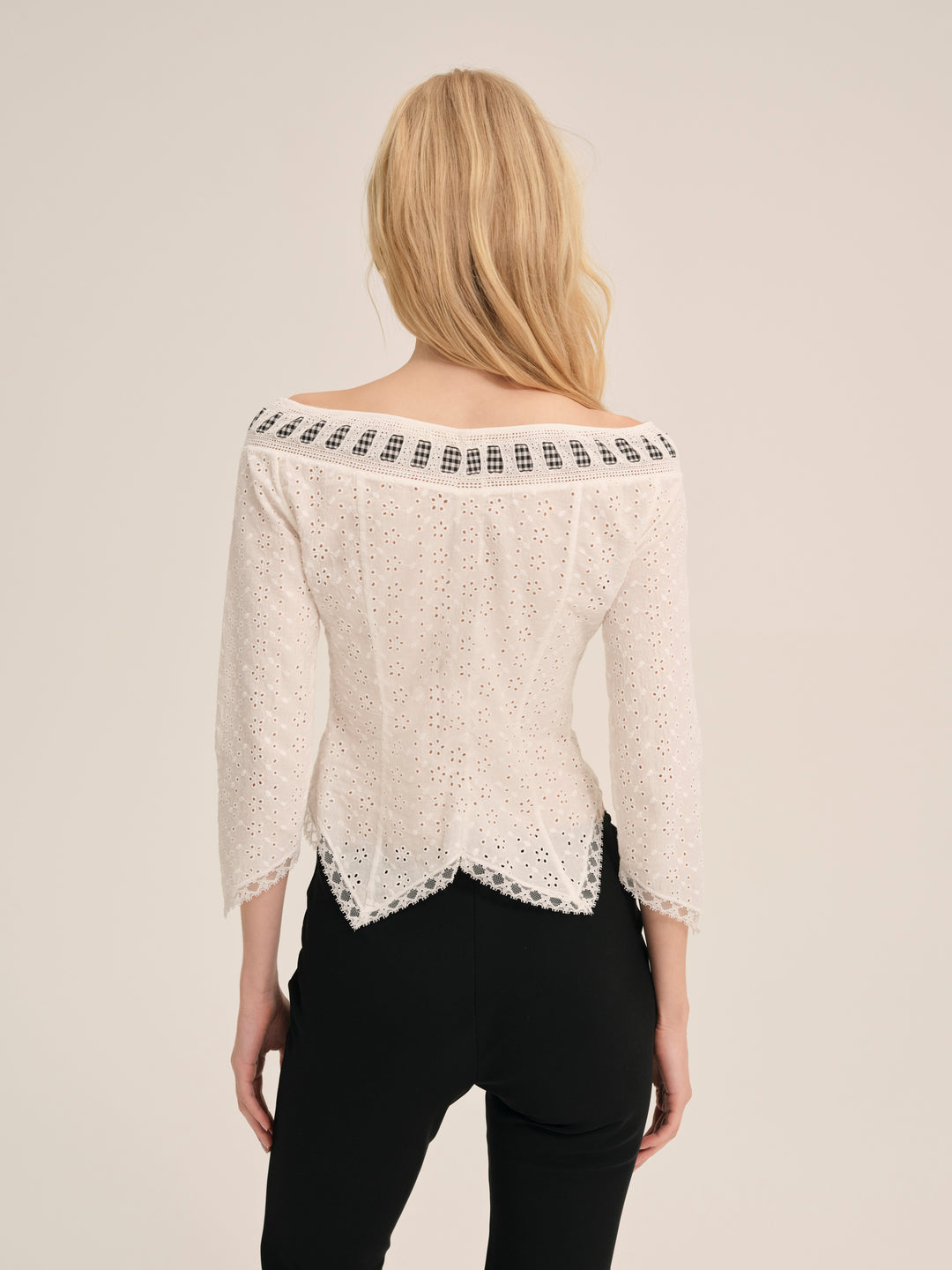 Rosie Ribbon Top - White | For Love and Lemons