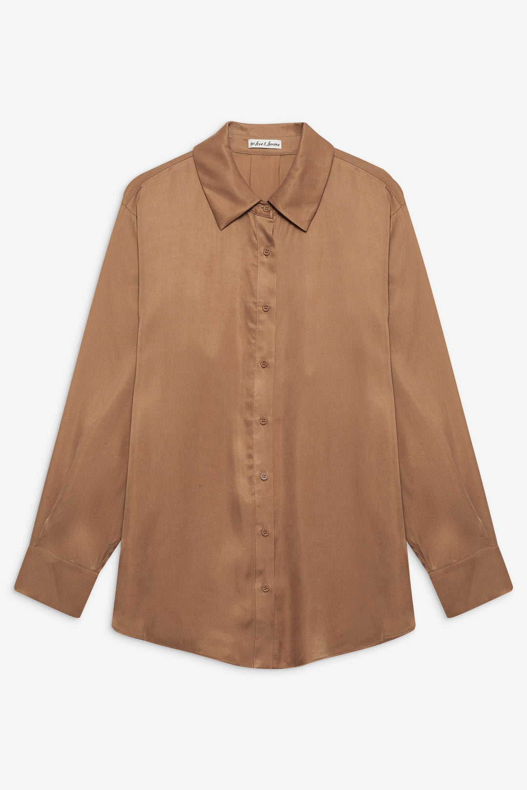 Clarabell Button Down Shirt - CAMEL | For Love and Lemons