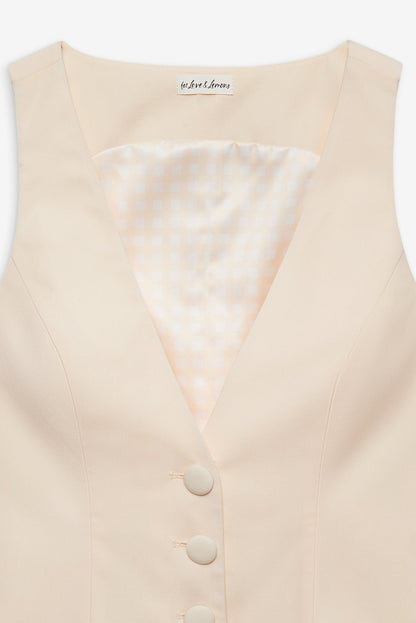 Elanah Vest - Yellow | For Love and Lemons