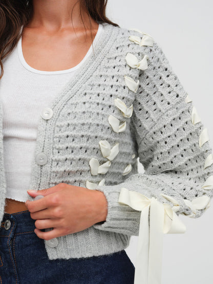 Laurel Oversized Cardigan - Grey | For Love and Lemons