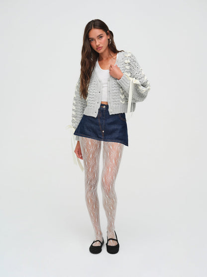 Laurel Oversized Cardigan - Grey | For Love and Lemons