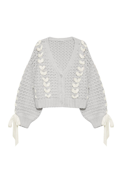 Laurel Oversized Cardigan - Grey | For Love and Lemons