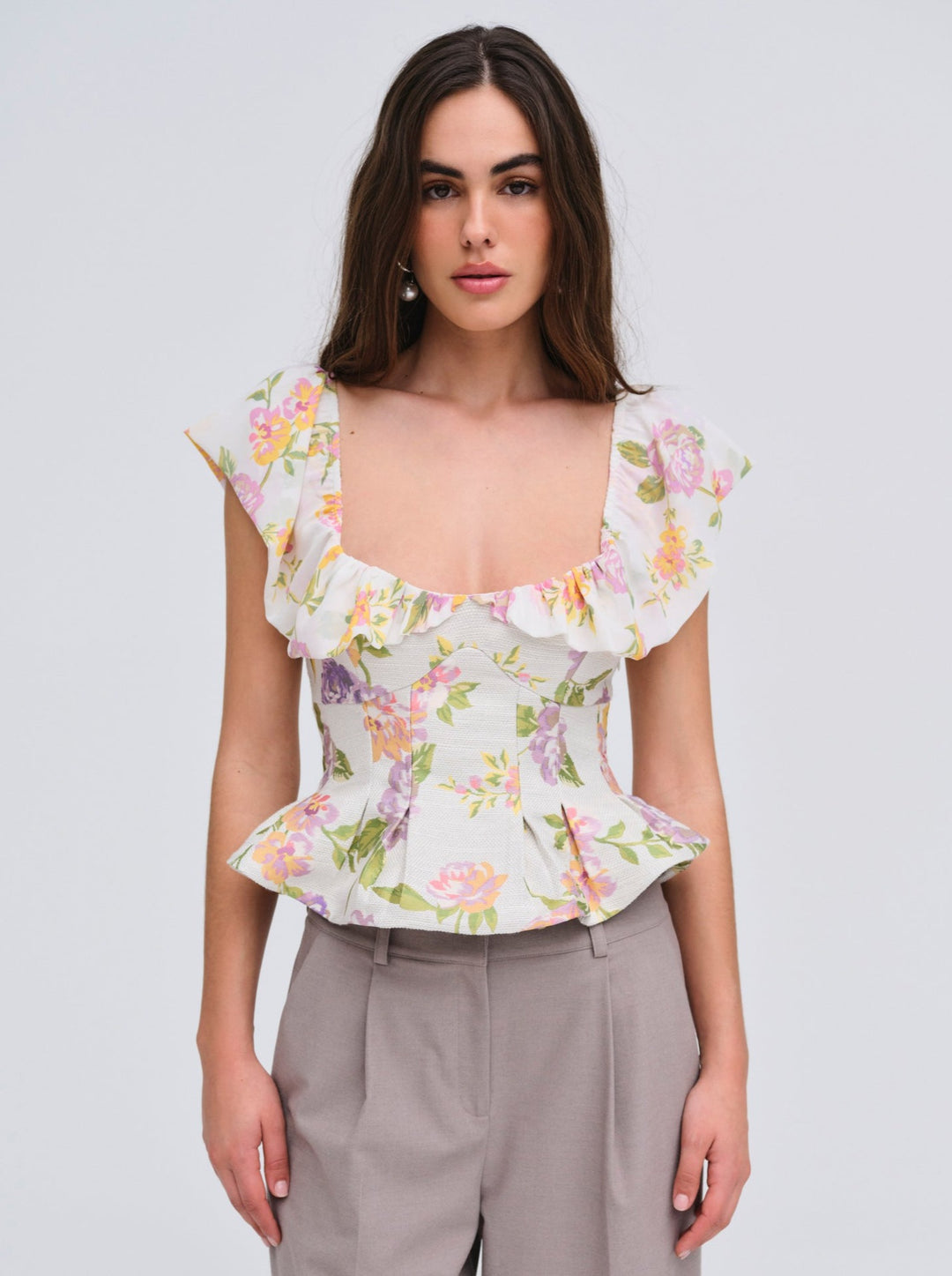 Cleodora Top - White | For Love and Lemons
