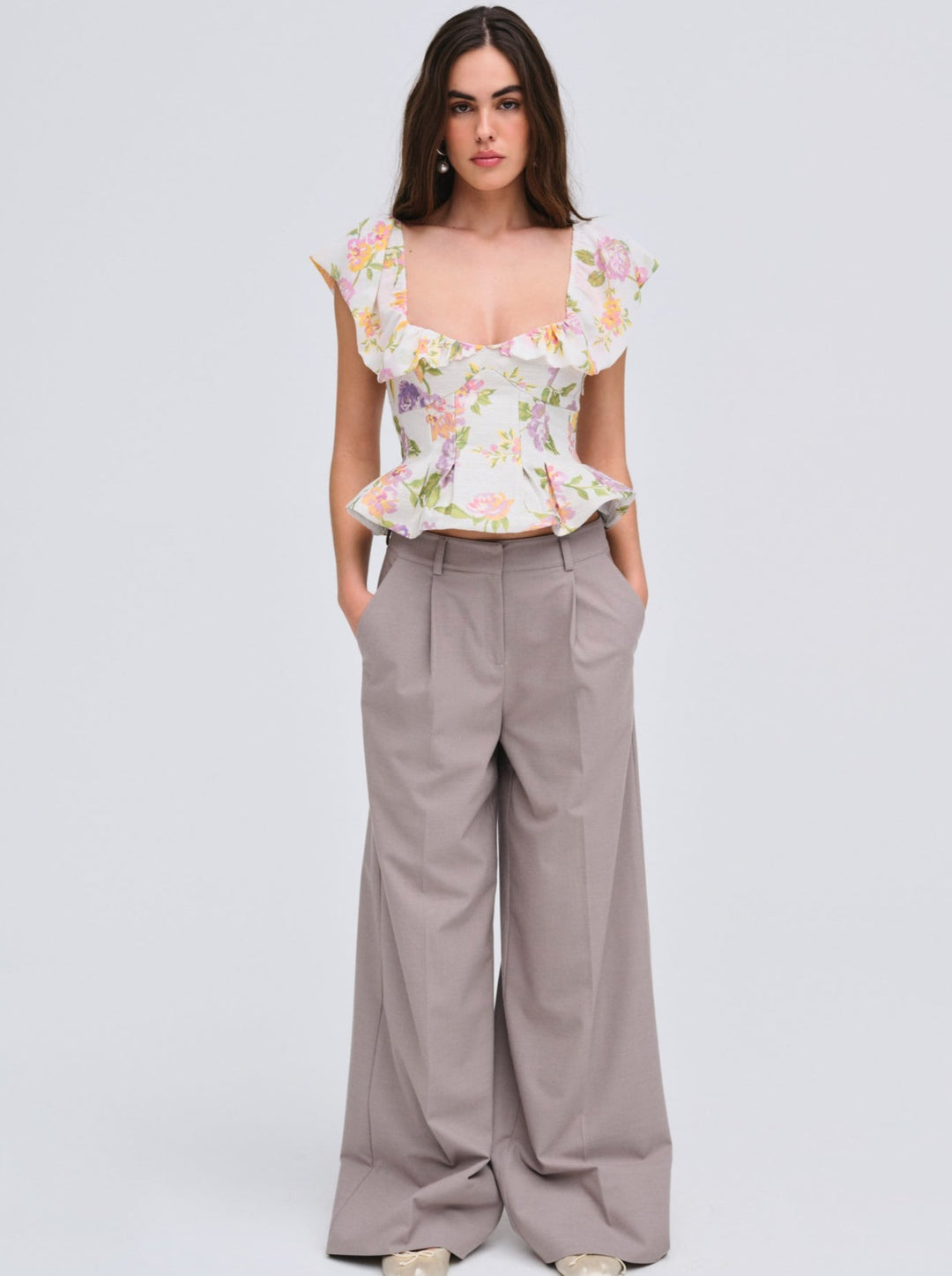 Cleodora Top - White | For Love and Lemons