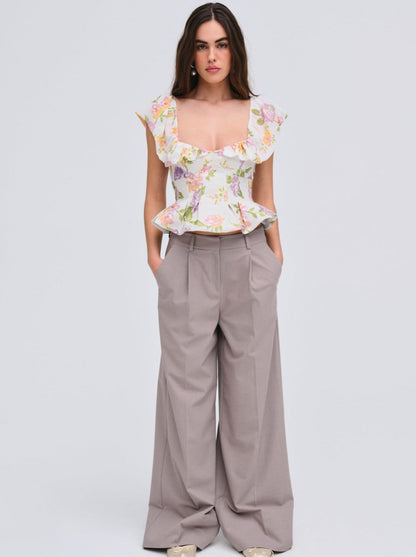 Cleodora Top - White | For Love and Lemons