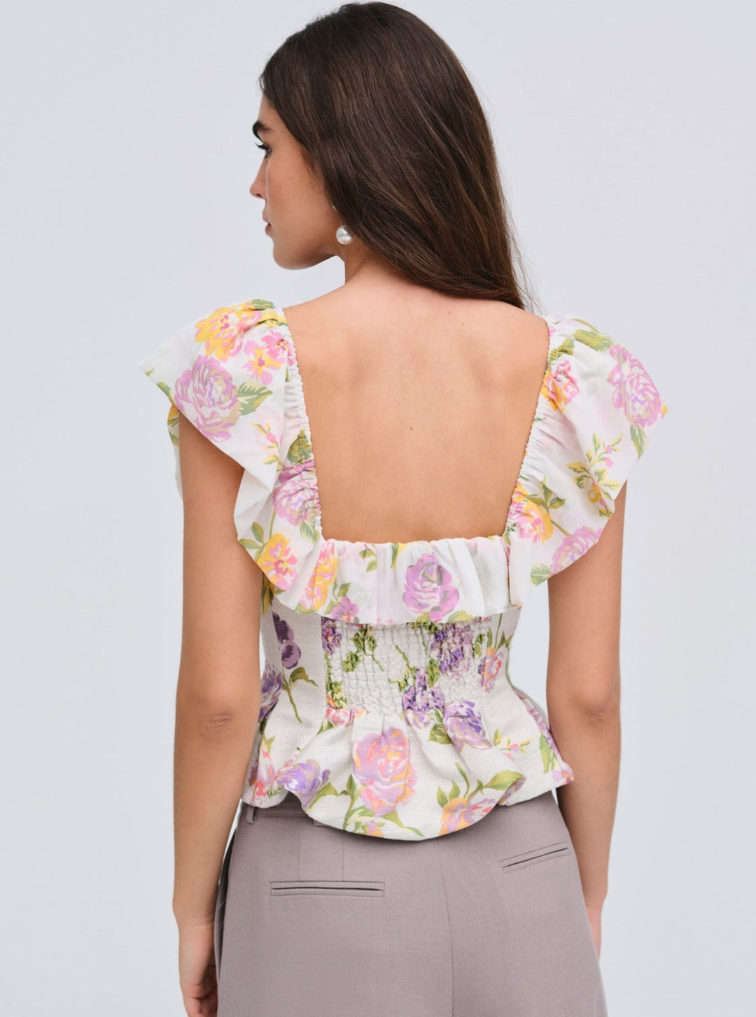 Cleodora Top - White | For Love and Lemons