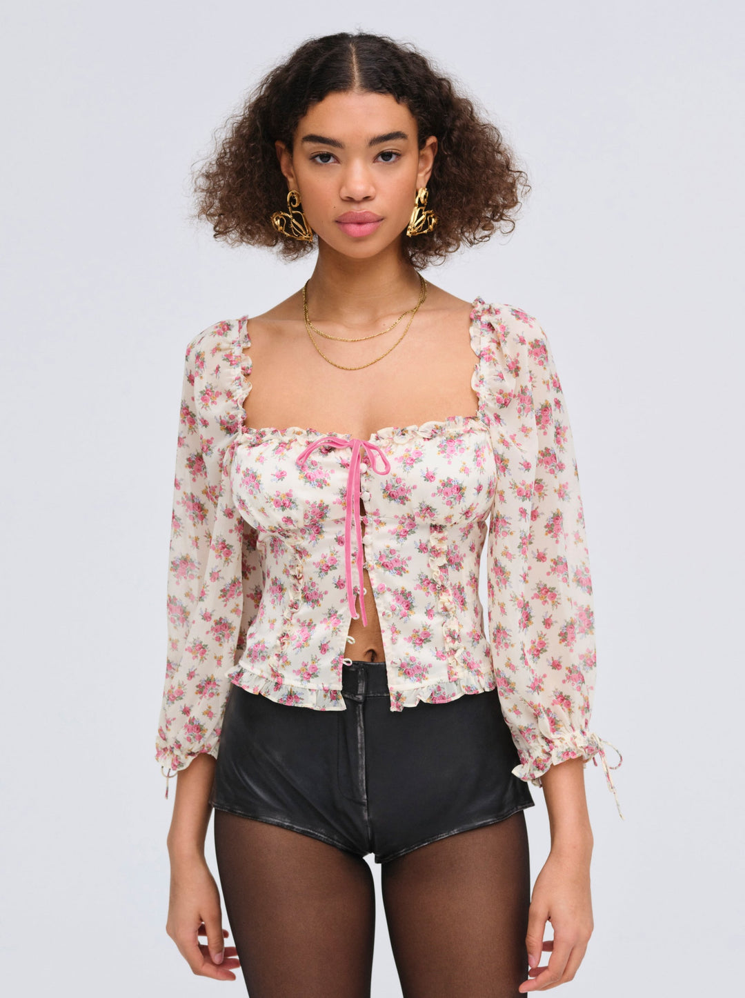 Etienne Top - Pink | For Love and Lemons