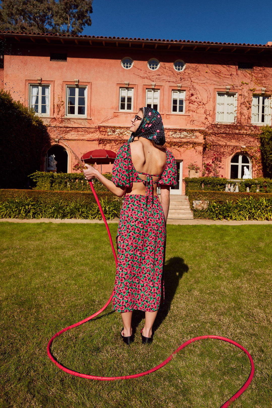 Dolcetto Crop Top - Red | For Love and Lemons