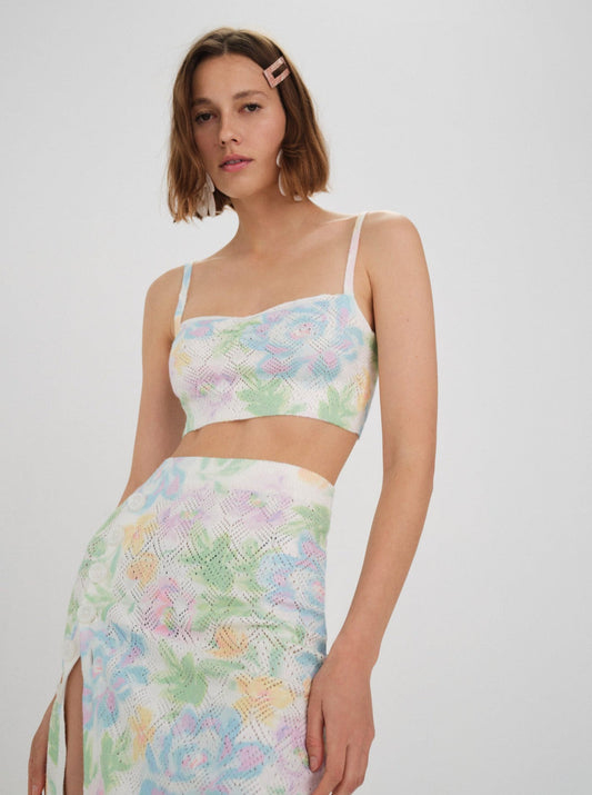 Reese Crop Top - Multi | For Love and Lemons