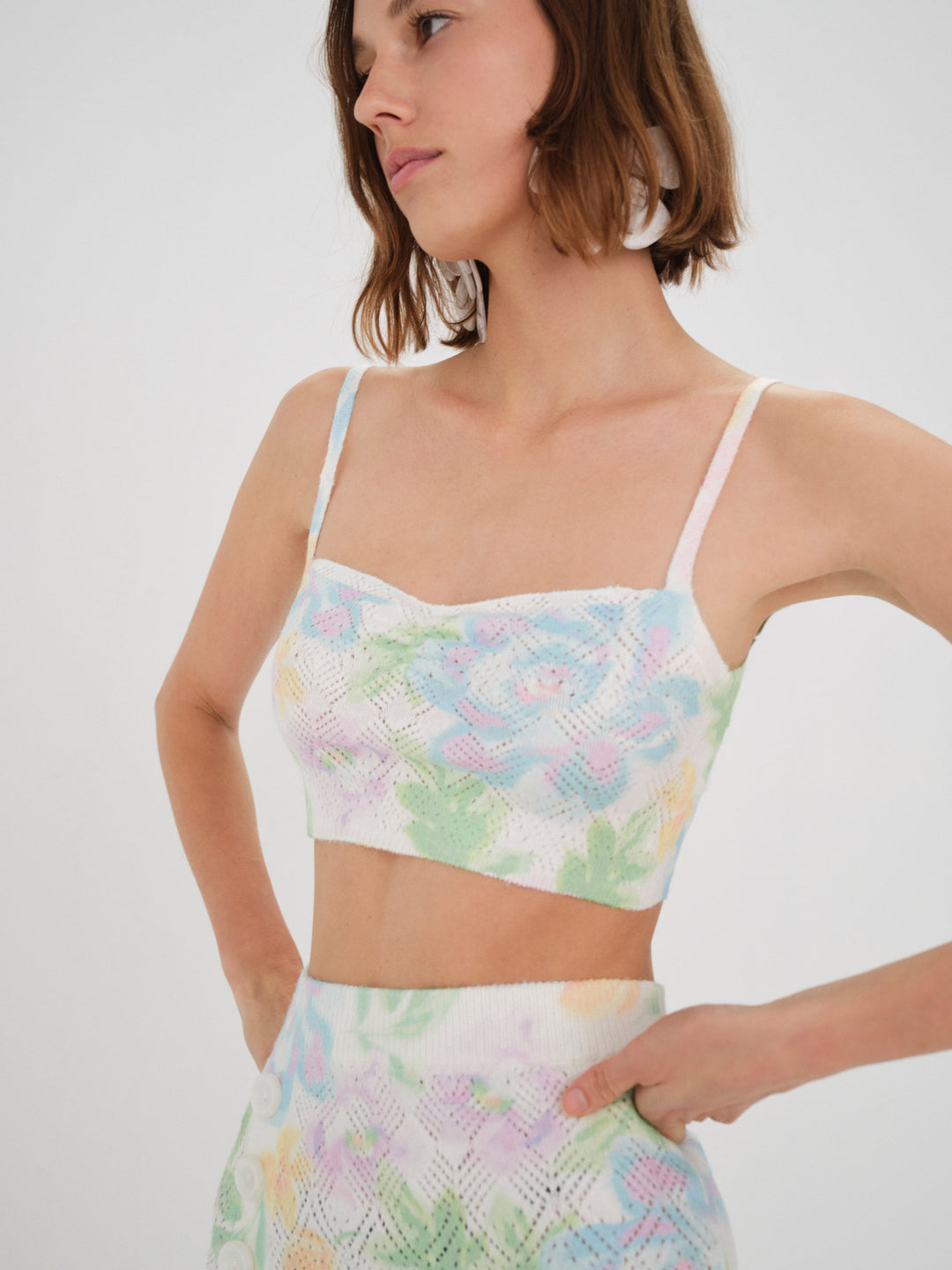 Reese Crop Top - Multi | For Love and Lemons