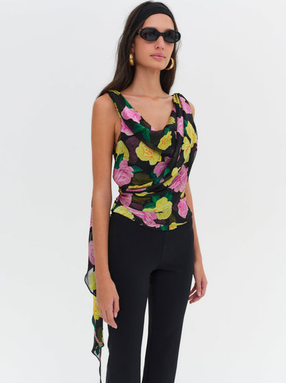 Zoey Top - Black | For Love and Lemons