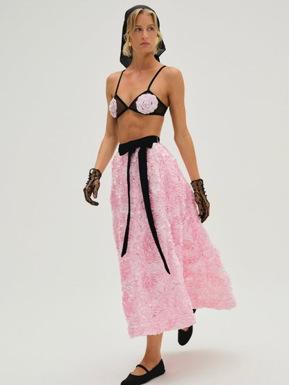 Nicolette Bra Top - Pink | For Love and Lemons