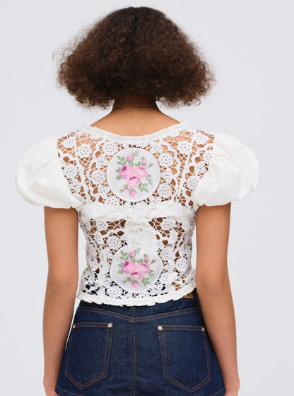 Bordeaux Top - Pink | For Love and Lemons
