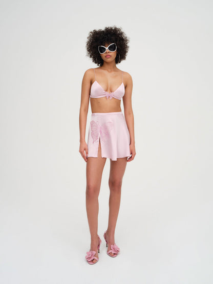 Truette Bralette Top - Pink | For Love and Lemons