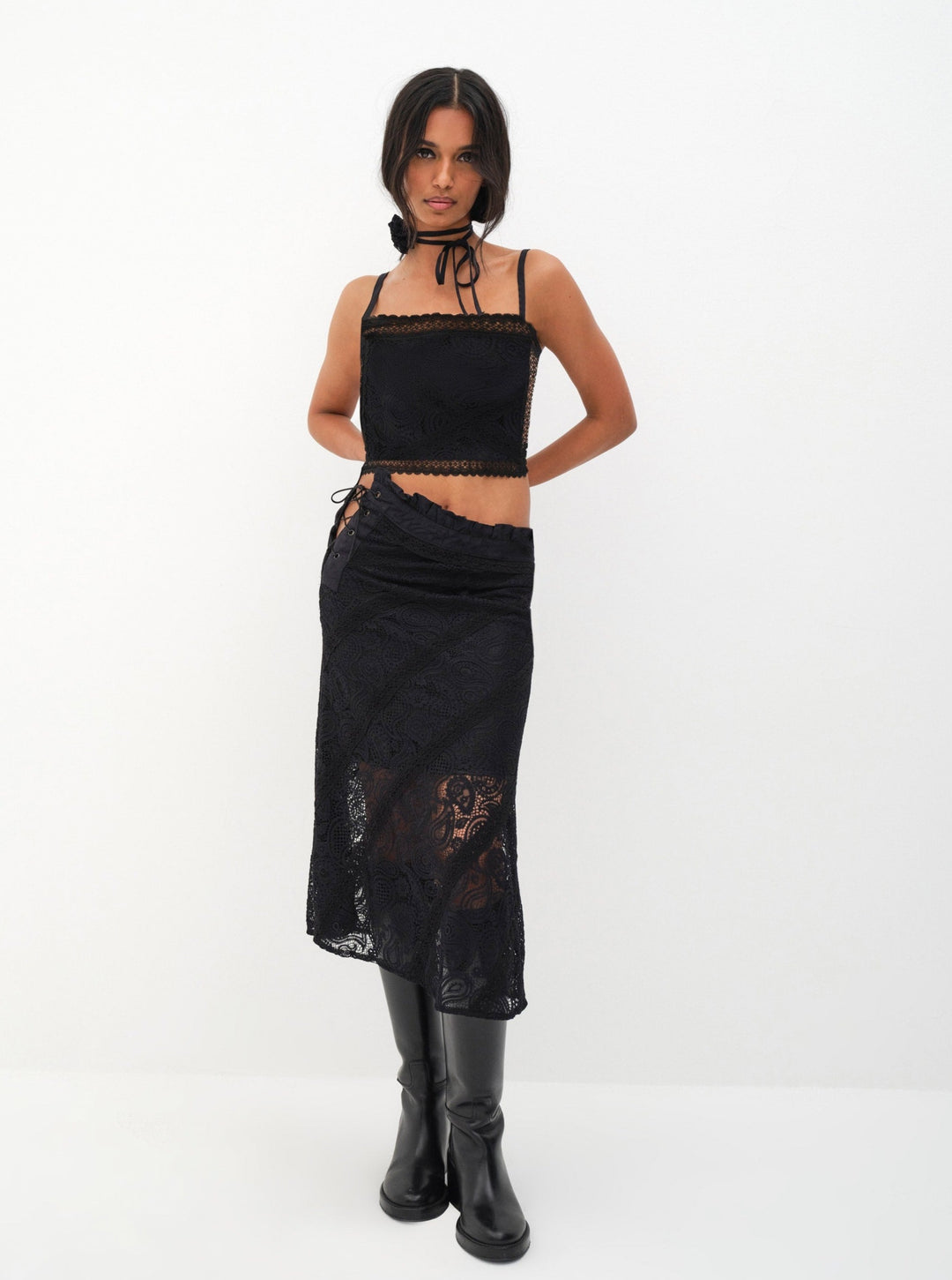 Danielle Top - Black | For Love and Lemons