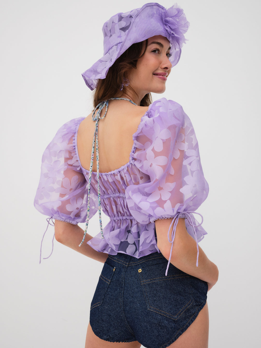 Fran Top - Purple | For Love and Lemons