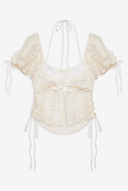 Romy Top - White | For Love and Lemons