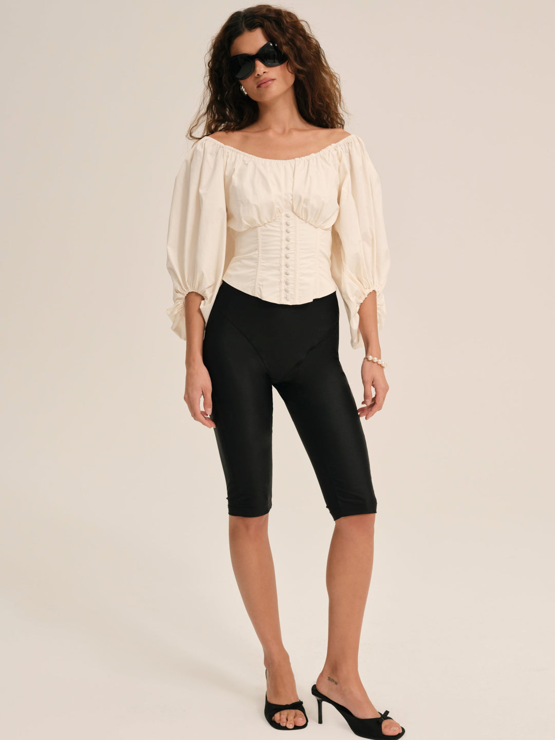 Marion Blouse - Cream | For Love and Lemons