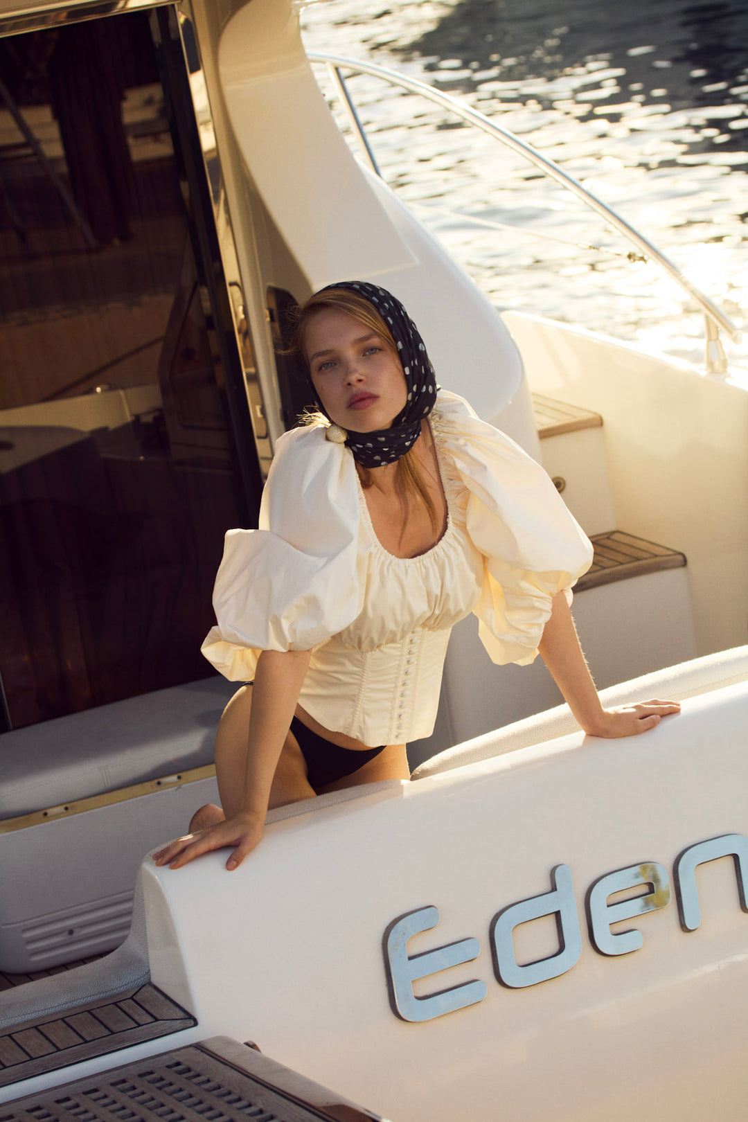 Marion Blouse - Cream | For Love and Lemons