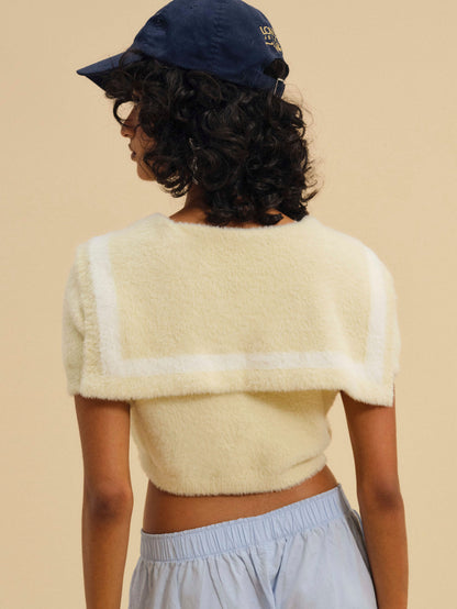 Kimmy Sailor Sweater Top - Yellow | For Love and Lemons